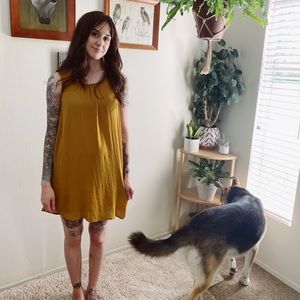 H&M Conscious Short Embroidered Dress